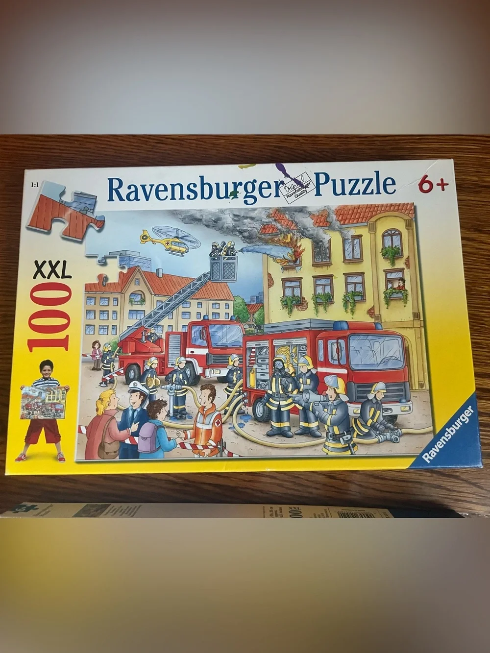 Ravensburger 100-Piece XXL Puzzles : Fire Department and Building Houses
